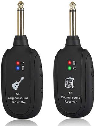 Wilson A8 Guitar Wireless System Rechargeable Guitar Cable Transmitter & Receiver guitar wireless system
