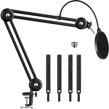 Mocking Bird Microphone Stand Blue Yeti Mic Scissors Boom Arm Mic Stand with Pop Filter Microphone Stand Blue Yeti Mic Scissors Boom Arm Mic Stand with Pop Filter