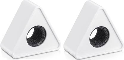 Adiohub Microphone Logo Portable Triangular Shaped Interview Pack of 2 Microphone Accessories