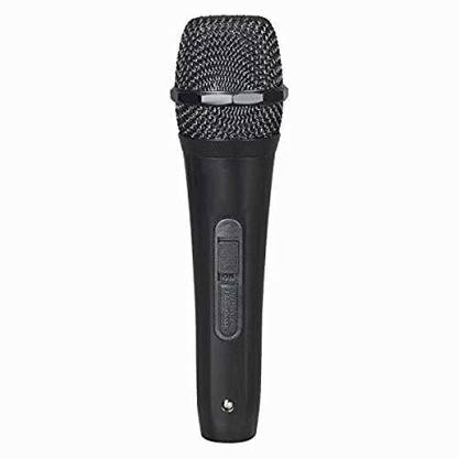 hybite Unidirectional Dynamic Microphone -Corded Mic for PA Amplifire 6.5mm for Solo Vocals & Karaoke Singing, Speech(dosenot Work with Mobile and Computer)