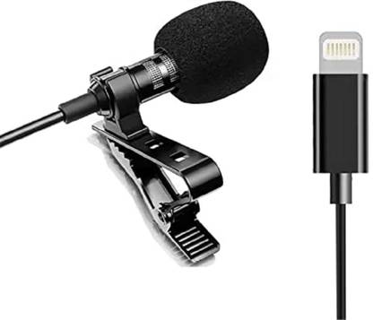 MOBIZAC Professional Grade iOS Phone (Lightning Port) Collar Mic for Recording Youtube Collar Microphone for iPhones
