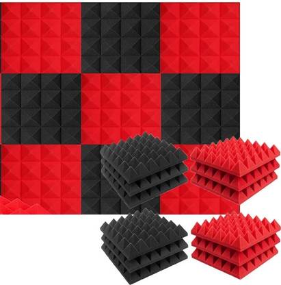 Urban Infotech Acoustic Sound Proof Foam Panels Studio Foam Pyramid Tiles Noise Reducer Foam
