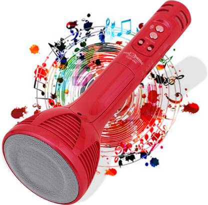 Daily Needs Shop Karaoke Wireless Mic Bluetooth Microphone Speaker 2-in1 With Recording + USB+FM Karoke Mic
