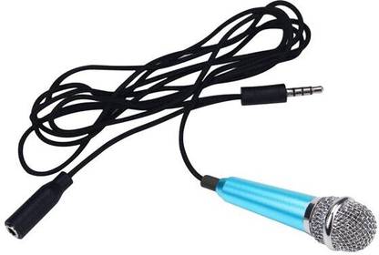 Delidge Portable 3.5mm Stereo Studio Mic Ktv Mini Microphones for Smart Phone Laptop Pc 3.5mm Mic