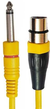 darkingwings Mic Cable 6.35mm Jack Male To XLR 3PIN Female Wire For Microphone/Guitar Cable 2 PC COMBO PACK OF2, BUY 1 GET 1 FREE