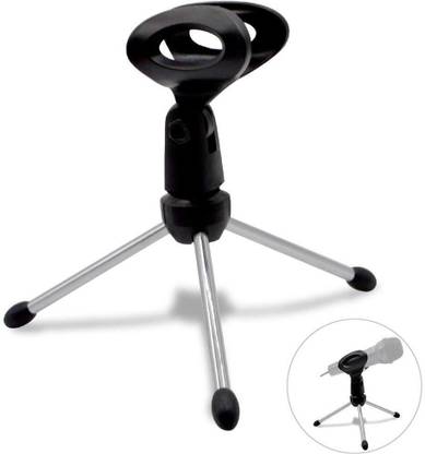 Krittoe Mini Portable Table Tops Microphone Tripod Mic Stand Bracket Desktop Adjustable BRACKET