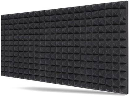IMAGINEA 6x3 Ft Acoustic Foam Sheet Pyramid Soundproof Panels Room Treatment Foam High Density Premium Grade Studio Noise, Echo Reduction and Absorption