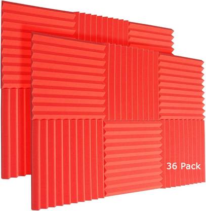 Urban Infotech Wall Noise Reducer Echo Blocker Sound Proof Acoustic Foam Tiles for Studio Room Sound Absorber