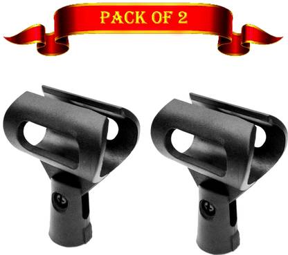 PEARL Professional MIC Holder Code 16 | MIC Clamp | MIC Clip | Mic Adapter | for Cordless Microphone | Pack of 2