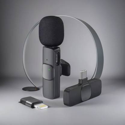 Athletix Wireless Mic for YouTube – K8 MIC High-Quality Recording Microphone