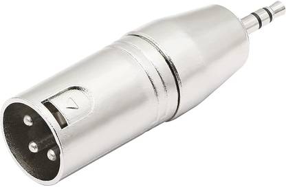fdealz 1/8 inch Stereo TRS to XLR Male Adapter for Speaker Mic Mixer Amplifier XLR Male to 3.5MM Male connector