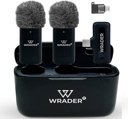 MOOZMOB Wireless Mic with Fur Noise Reduction for Interviews Reels Vlogs Video Recording Microphone
