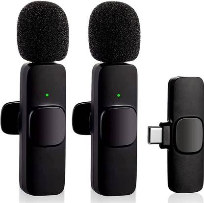 MNEECOM Wireless Lavalier Microphone for Type-C Phone, Android Phone Video Recording Wireless Mic