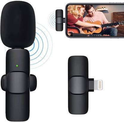Relic K8 Wireless PLUG AND PLAY MIC Type-C & Lightning Connector MIC WIRELESS MICROPHONE