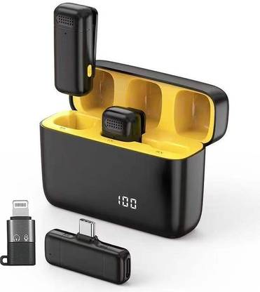 MOOZMOB Dual User Wireless Microphone for Youtubers Digital Content Creators and Vlogger Microphone