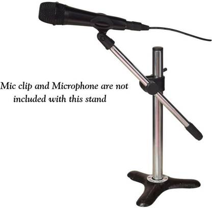 Daz Cam Table microphone instrument 15 inch height stand triangle base shape Mic stand Mic Stand