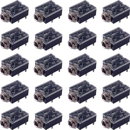 MX EP Stereo 3.5mm TRS Aux Female connector PCB Mounting (MX15) Packof20 Connector