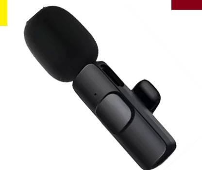 Bashaam E553_K8 MIC TYPE-C SUPPORTED WIRELESS MICROPHONE BLACK (PACK OF 1) Holder