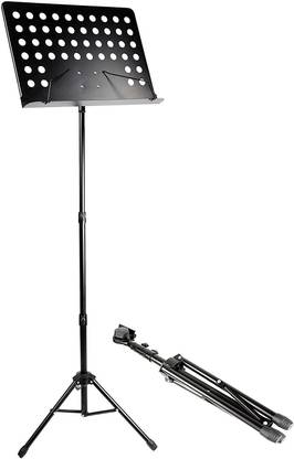 Techtest Heavy Duty Music Stand / Book Stand / Notation Stand / Music Sheet Stand for Singing Book Notes Holder Notation Singer Stand