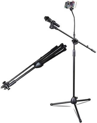 Techtest Mic Stand, Microphone Stand, Mike Stand for Singing, Condenser Mic Stand Mic Stands For Performance, Karaoke Singing, Speech, Stage and Outdoor