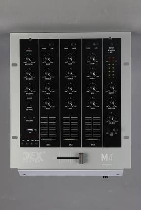 Amrit Audio 3 CHANNEL DJ SOUND MIXER INBUILT USB MEDIA PLAYER M4 Sound Mixer Use for Dj sound and multipurpose