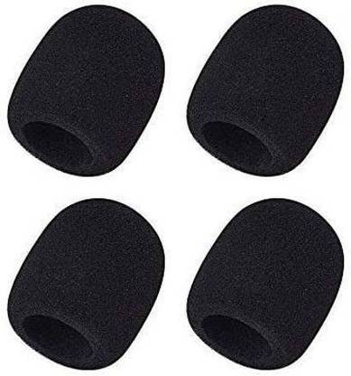 Adiohub Foam Mic Cover Handheld Microphone Windscreen (Pack of 4) Suitable for Ball Shaped Microphones