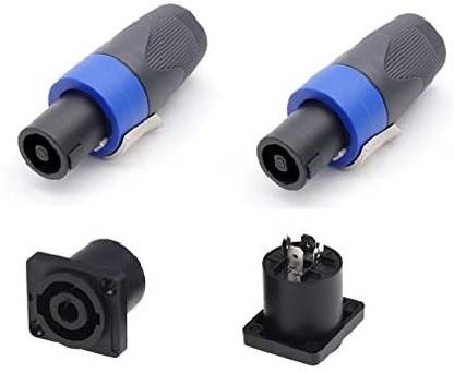 DIYtronics 4 Pole Speakon Plug NL4FC Speakon Socket