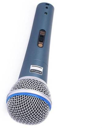 Divinext Dynamic Karaoke Mic + Connector for Laptop/PC Microphone