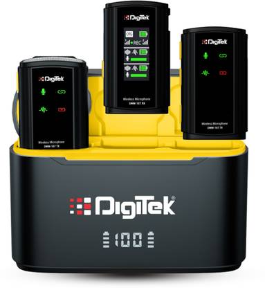 DIGITEK DWM-107 2-in-1 Microphone with Noise Reduction & 2.4G Wireless Transmission Microphone