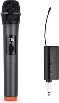 MEDHA D.J. PLUS UHF Wireless Microphone 160ft Range for Singing, Parties, Events Microphone Microphone