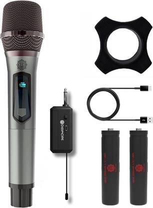 Digimore D-340 UHF Wireless Microphone 160ft Range for Singing, Parties, Events Microphone