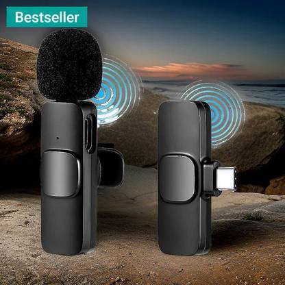 SHOP EXCITING New K8 Series Wireless Microphone For Youtubers,Vloggers,Video Editor Microphone