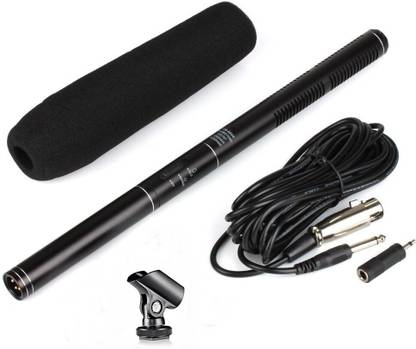 KEKROWN SGM-1 Shotgun Media Interview Mic Uni-Directional Long Body Mono Microphone with 3.5mm Connector for Camcorder and DSLR Camera & Laptop Microphone