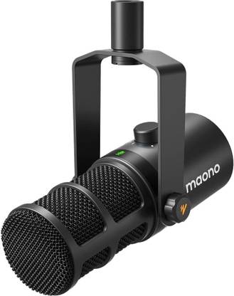 MAONO PD400X Dynamic Mic USB/XLR Podcast PC Mic with Software, Tap-to-Mute Studio Microphone
