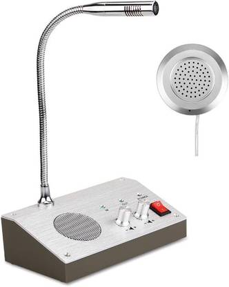 KH Window Intercom, High Power Window Speaker, Two Way Voice Transmission, Intercom Microphone