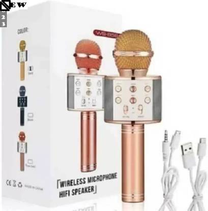 3BAAN A698 WS858 Pro Handheld Microphone &Speaker Color may Very (Pack of 1) Microphone