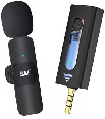MAK K35 Wireless Single Mic for Smartphone & Cameras for YT Vlog/Recording Microphone