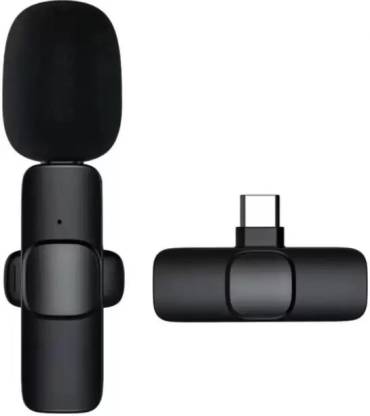 jorugo L171 K8 MIC_Microphone Mini Mic iPhone Android Collar Mic BLACK (PACK OF 1) Microphone