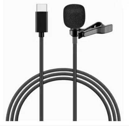 RECTITUDE Type-C Collar Mic for Type-C Audio Jack Phones YouTube Collar Mic Microphone Microphone