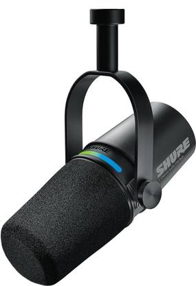Shure MV7i Smart Microphone with Built-in Audio Interface-2 Channels Microphone