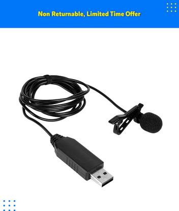 Gamma Audio GA-YLM06 Shielded Cable Condenser Microphone With Cable,Clip,Sponge,Leather Bag