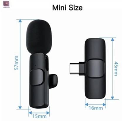 Cubonic K8 Wireless Collar Mic iPhone/ipad & Type C Supported Microphone lapel lavalier Microphone