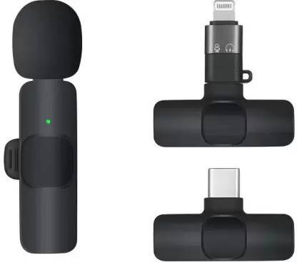NP SERIES K8 Wireless Plug and Play Type C Collar Mic for Video Recording Android&IOS N9 Microphone