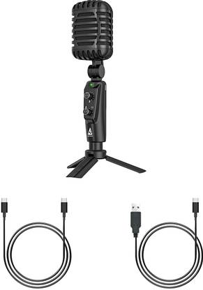 Audio Array AM-C24 USB Plug & Play Retro Microphone Kit for Gaming, Streaming & Meeting Microphone