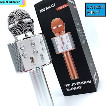 Jocoto S2289 PLUS WS858_Wireless Karaoke Mic For Singing and Blogging(pack of 1) Microphone