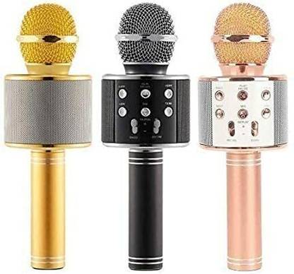 Seraphic Wireless Singing Mike Multi-Function Bluetooth with Microphone Speaker Microphone