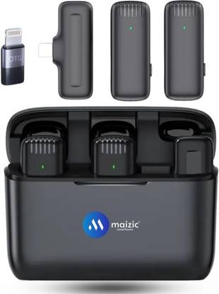 Maizic Smarthome Wireless Lavalier Microphone for iOS, Android With Noise Canceling Microphone