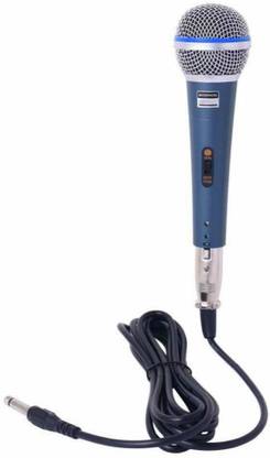 BALRAMA Beta-58A Dynamic Vocal Karaoke Microphone with 3.5MM Connector 58A Pofessional Singing Mic Studio Voice Recording Mixer Karaoke Mikrofon Microphone Clip + Black Zipper Pouch + 3.5mm Connector Microphone