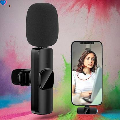 3BAAN B52 Wireless Collar Mic for iPiPAD & Type C Supported Microphone Microphone