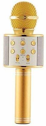 rs solutions Wireless Singing Mike Bluetooth Karaoke Mic with Microphone Speaker Singing Bowl